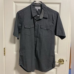 Gray Button Down Shirt